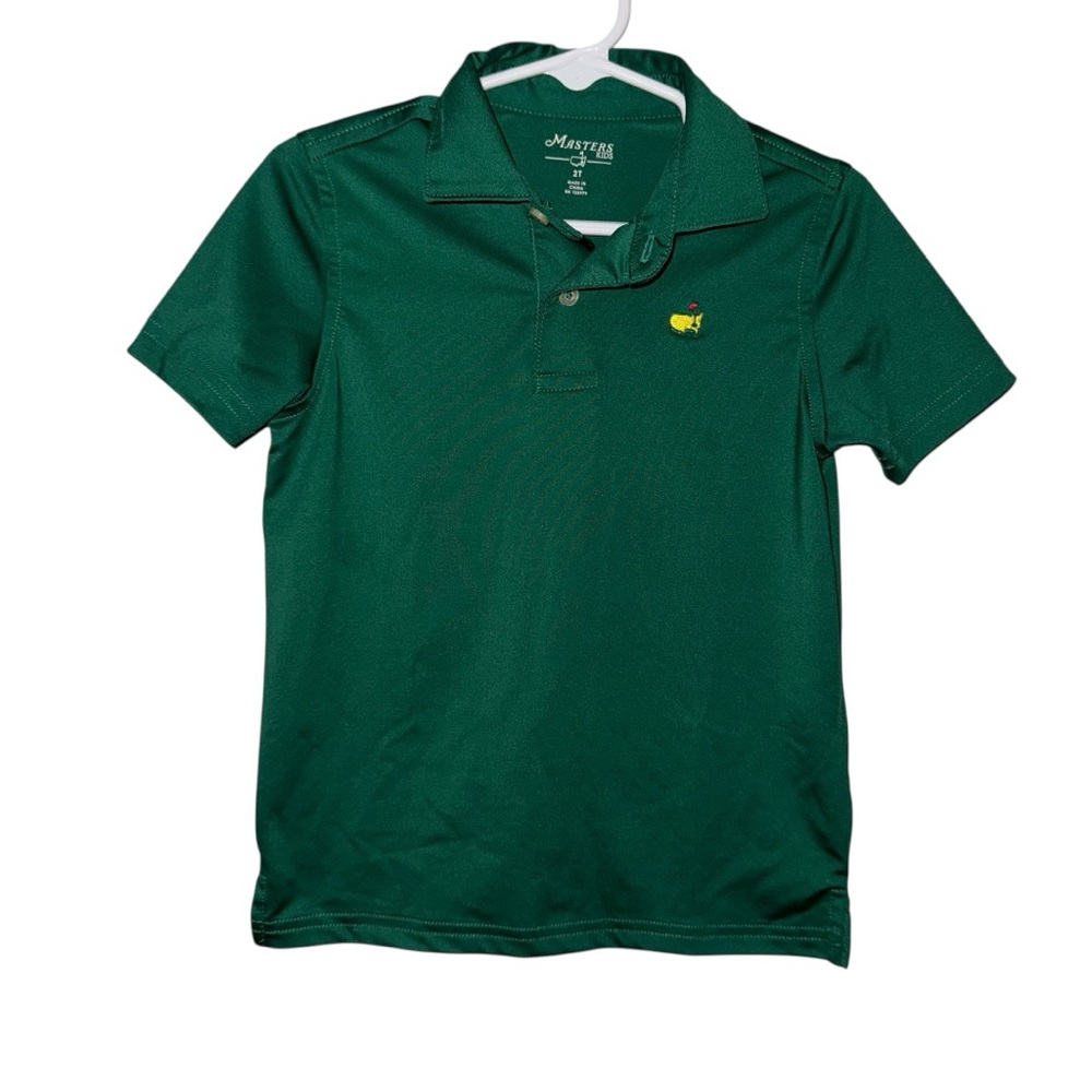 Masters Kids Golf Green Polo Shirt